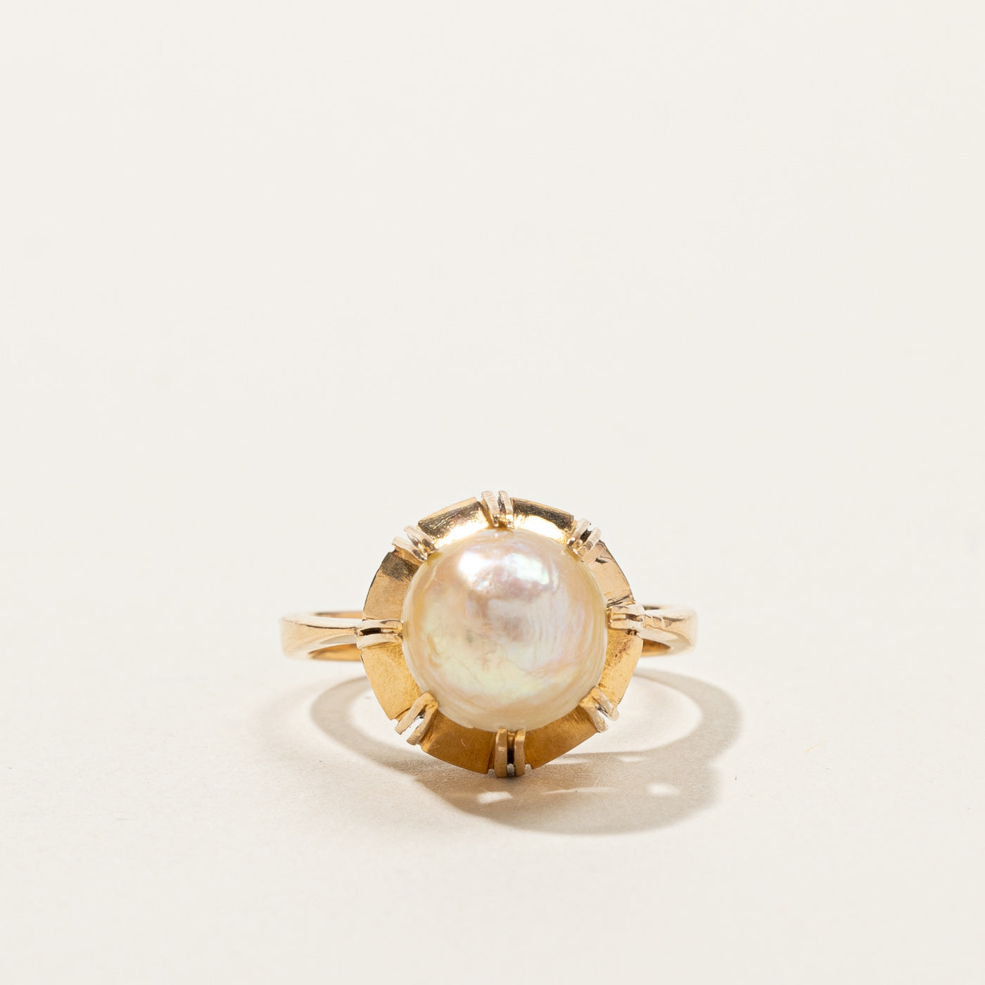 High Set Pearl Ring | SZ 5.75 |