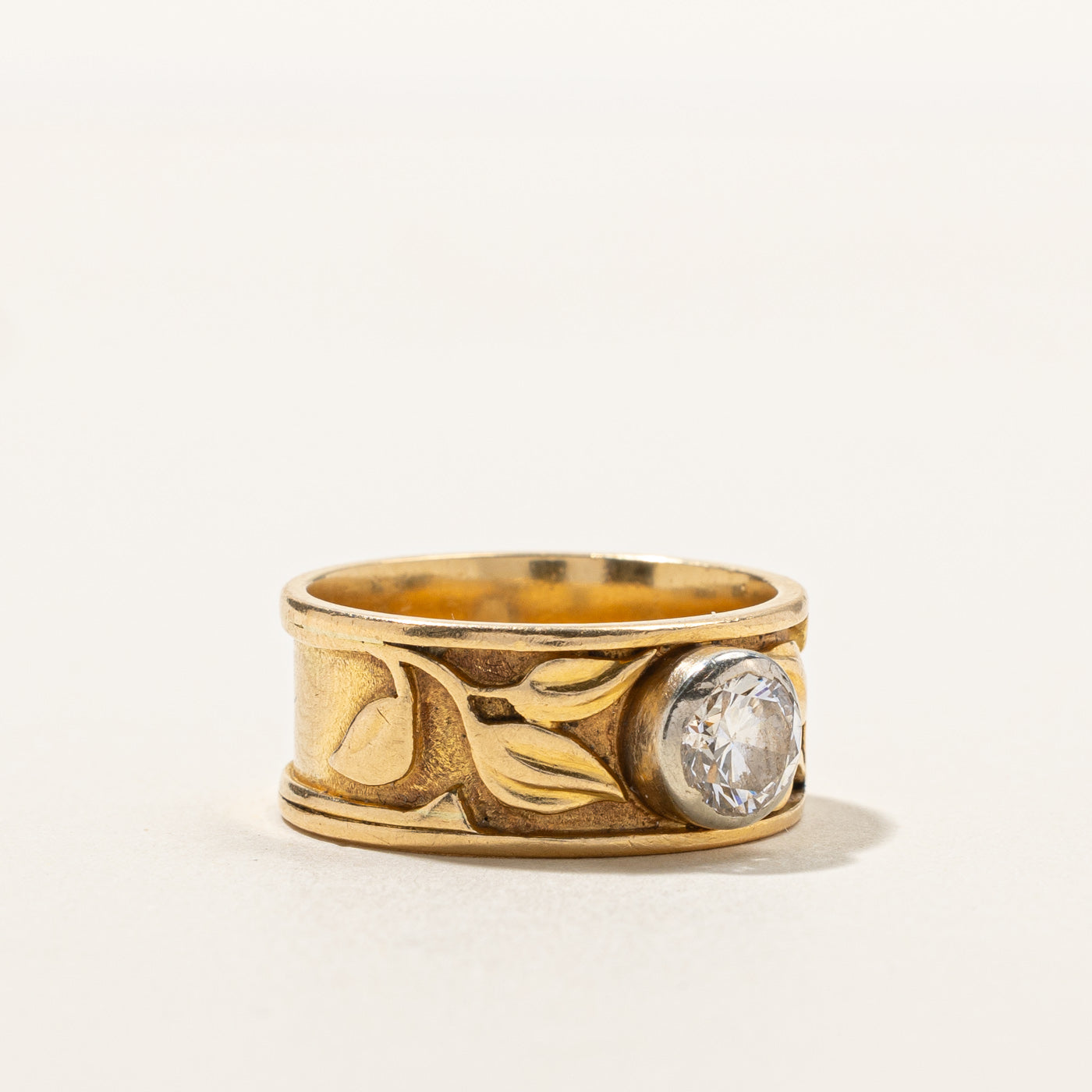 Bezel Set Diamond Band | 0.70ct | SZ 6.75 |