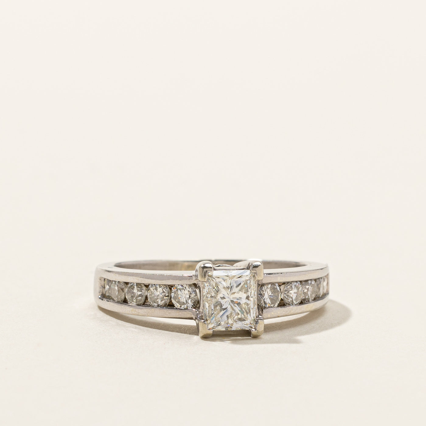 Solitaire with Accents Diamond Engagement Ring | 1.60ctw VS2/SI1 I | SZ 8.25 |
