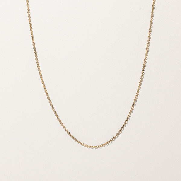 Gold Rolo Link Chain | 18