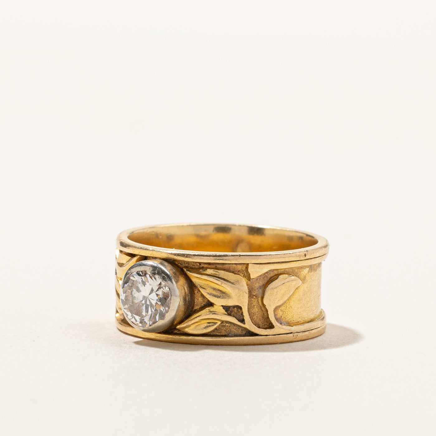 Bezel Set Diamond Band | 0.70ct | SZ 6.75 |