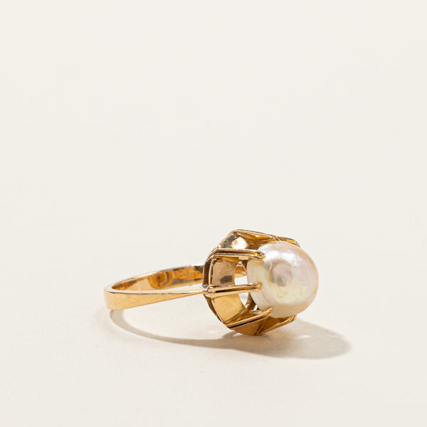 High Set Pearl Ring | SZ 5.75 |