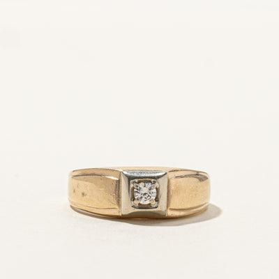 Solitaire Diamond Ring | 0.14ct | SZ 8.75 |