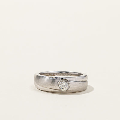 Flush Set Diamond Band | 0.34ct | SZ 7.25 |