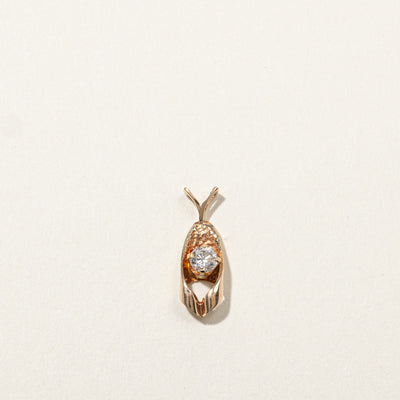Solitaire Diamond Pendant | 0.35ct |