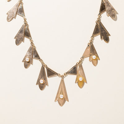 Pearl Textured Necklace | 16
