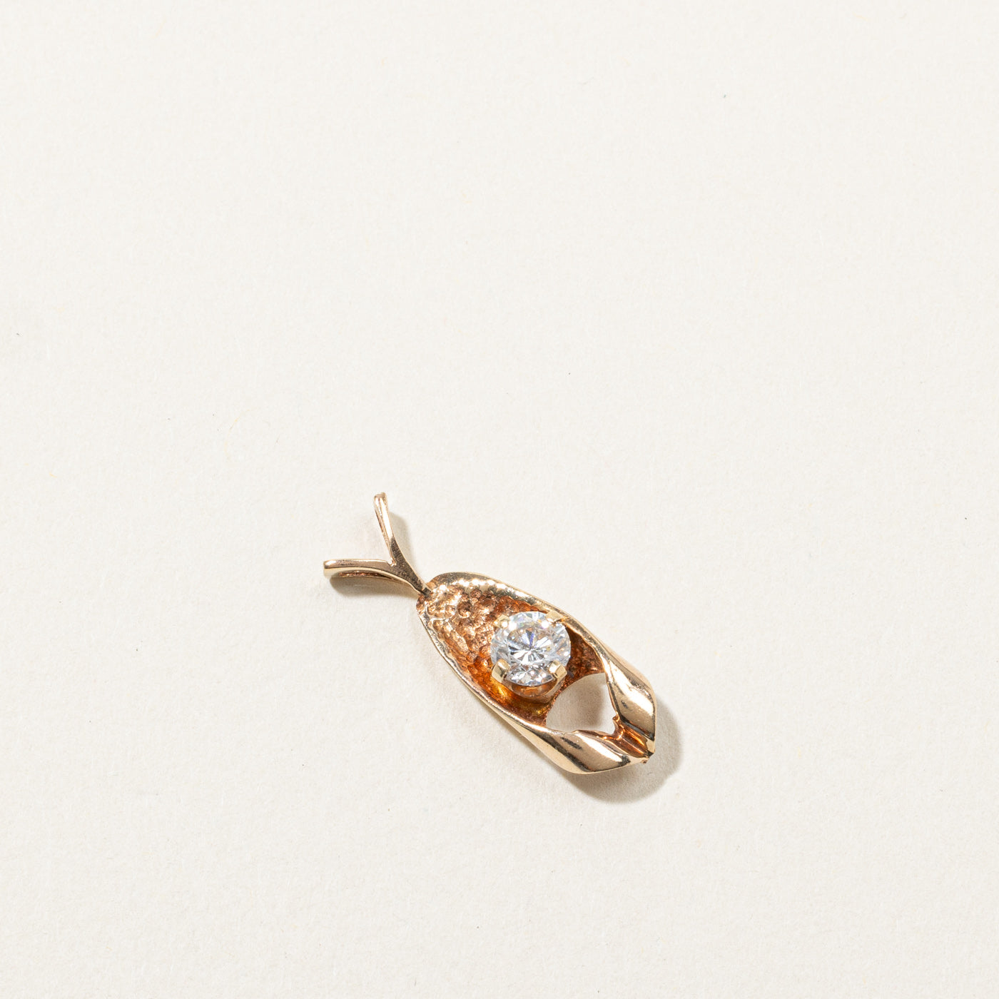 Solitaire Diamond Pendant | 0.35ct |