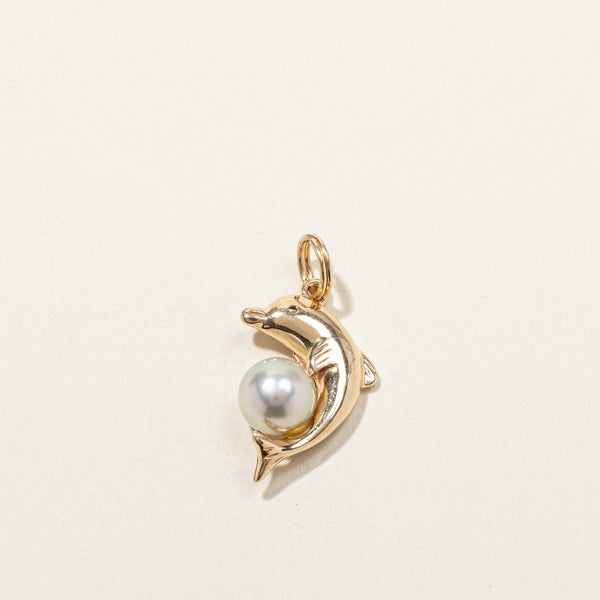 Pearl Dolphin Pendant