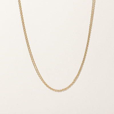 Rolo Link Layering Chain | 18