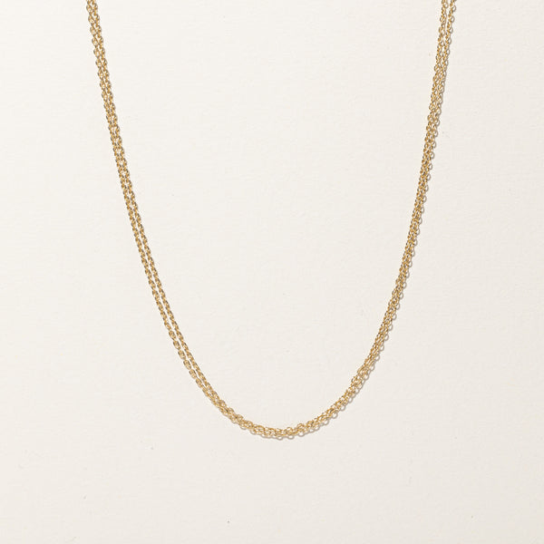 Rolo Link Layering Chain | 18