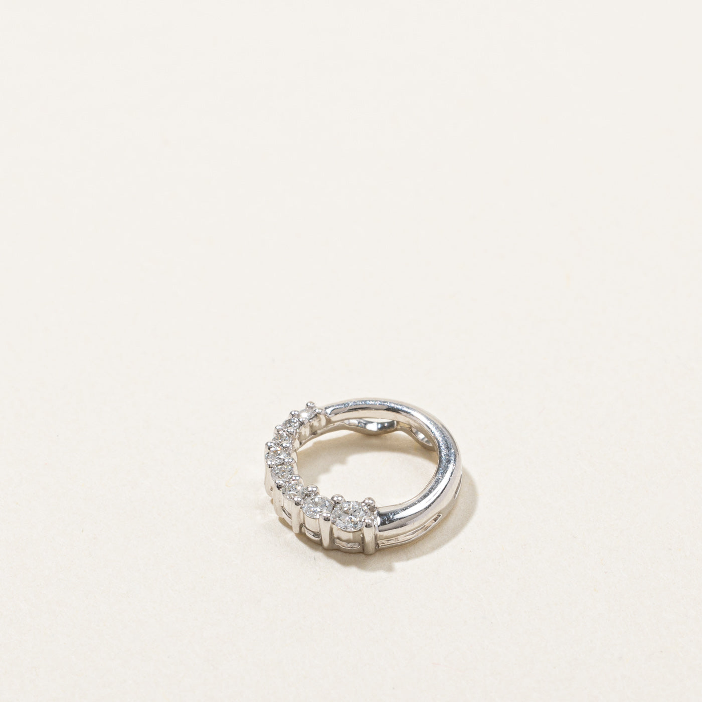 Diamond Semi Eternity Pendant | 0.11ctw |