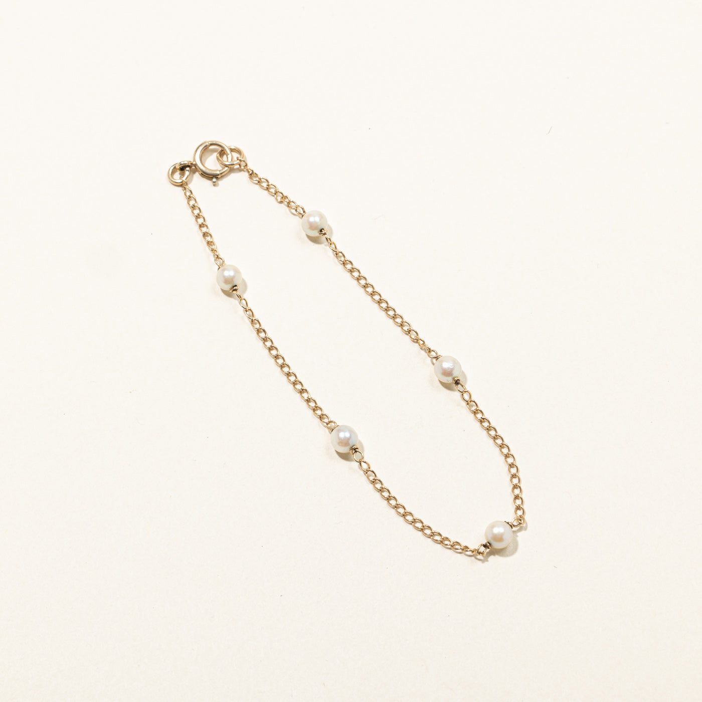 Pearl Chain Bracelet | 8"|