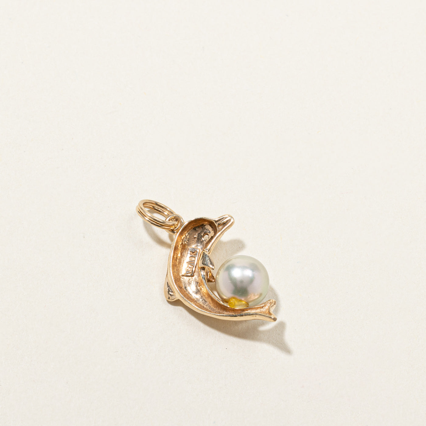 Pearl Dolphin Pendant