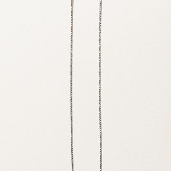 White Gold Chain | 18