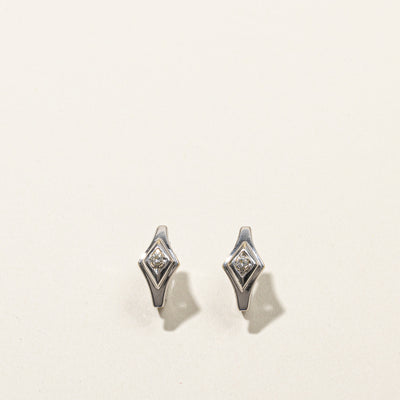 Diamond Huggie Earrings | 0.06ctw |