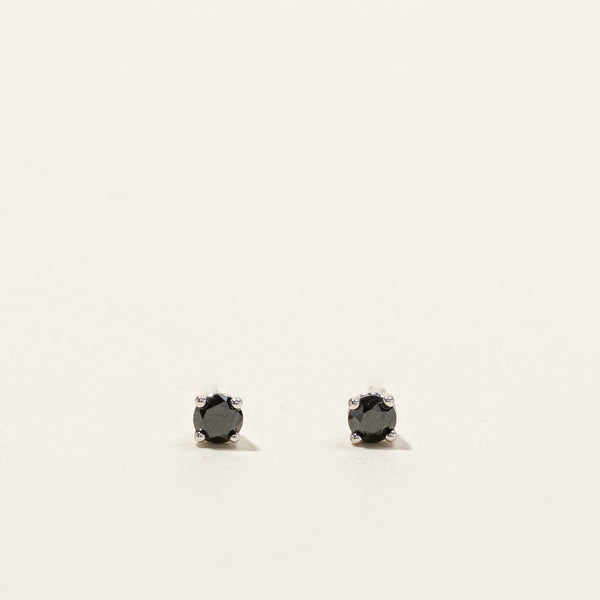 Black Diamond Stud Earrings | 0.20cwt |