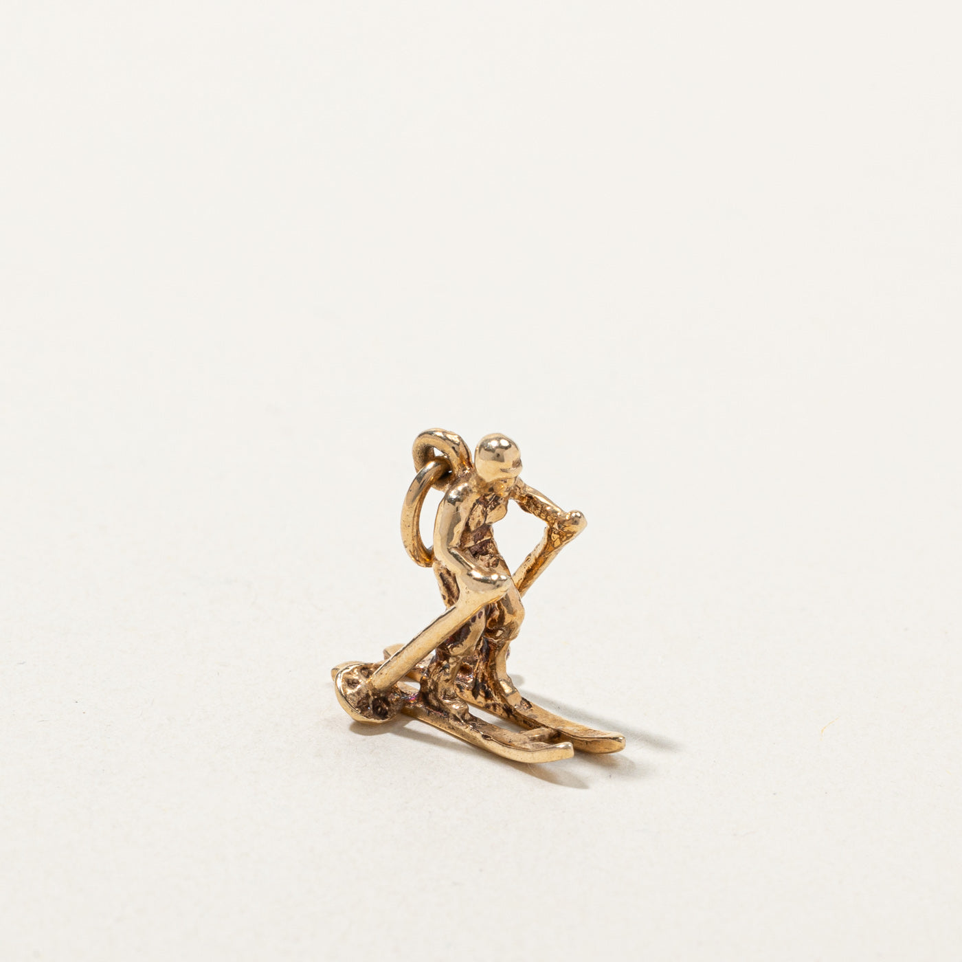 Skiing Man Charm