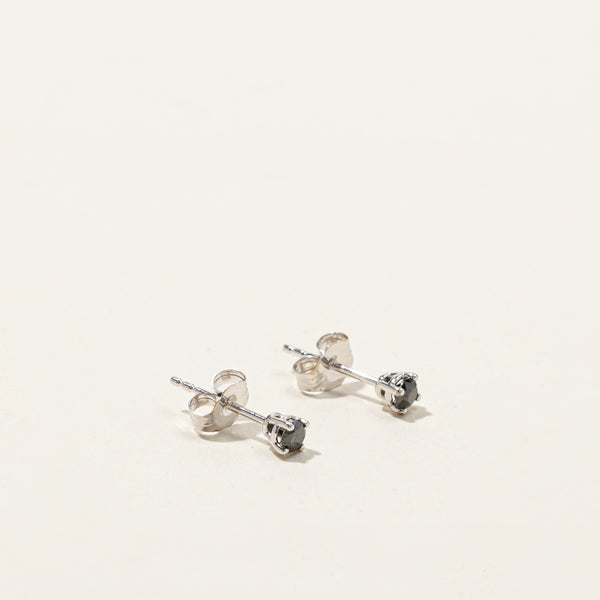 Black Diamond Stud Earrings | 0.20cwt |