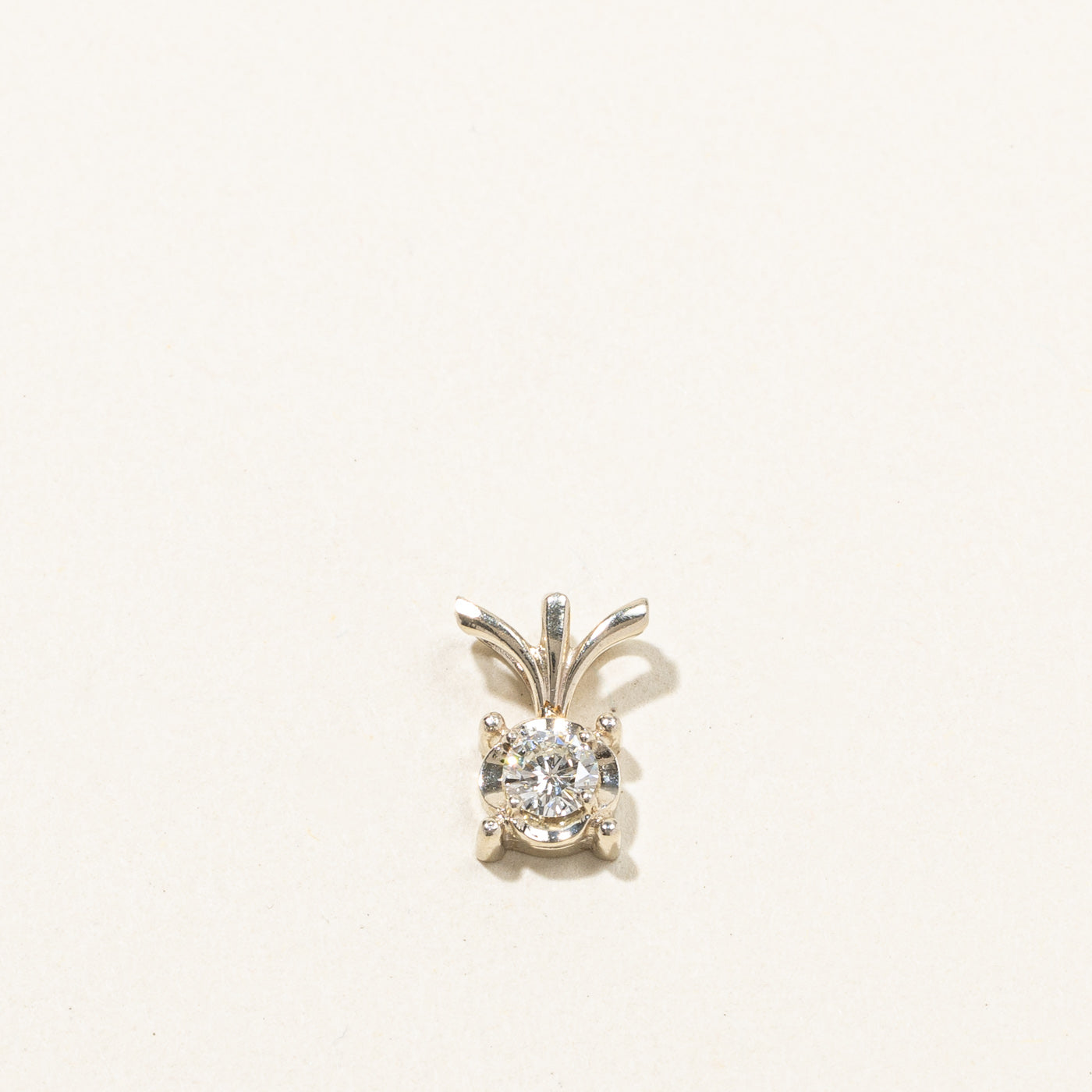 Solitaire Diamond Pendant | 0.20ct |