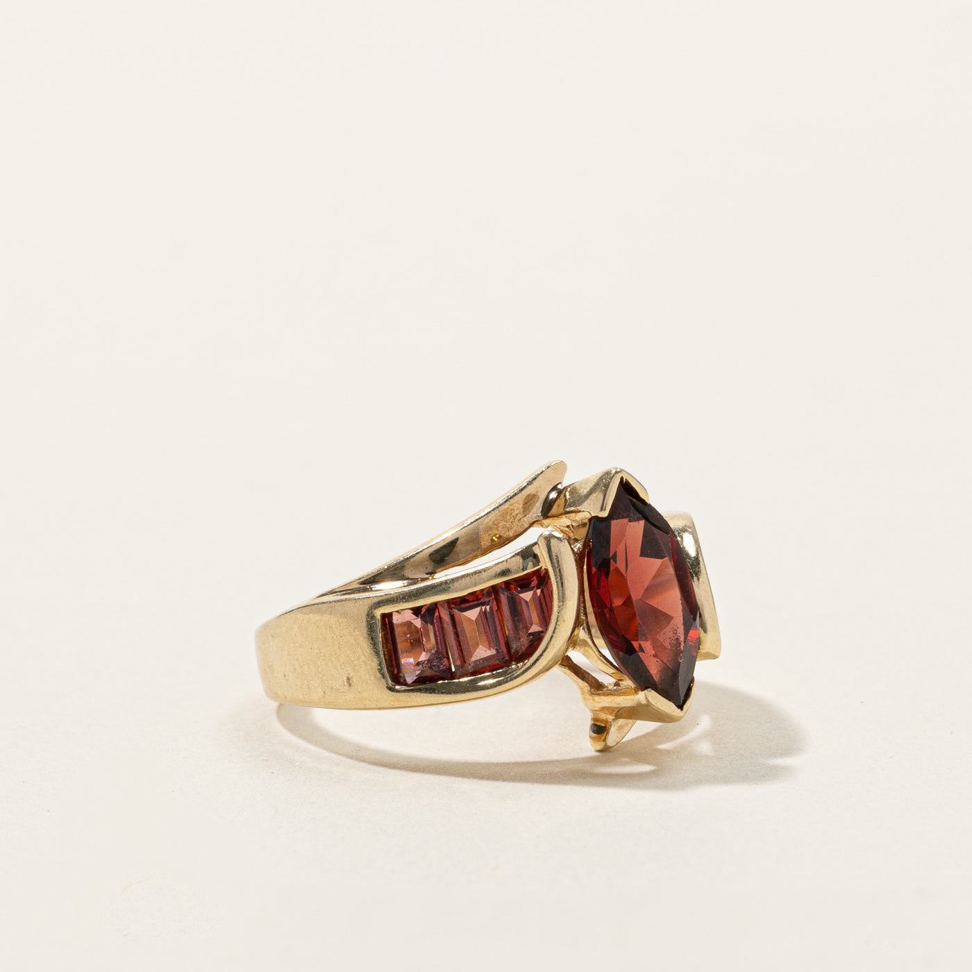 Bypass Garnet Ring | 2.10ctw | SZ 5.25 |
