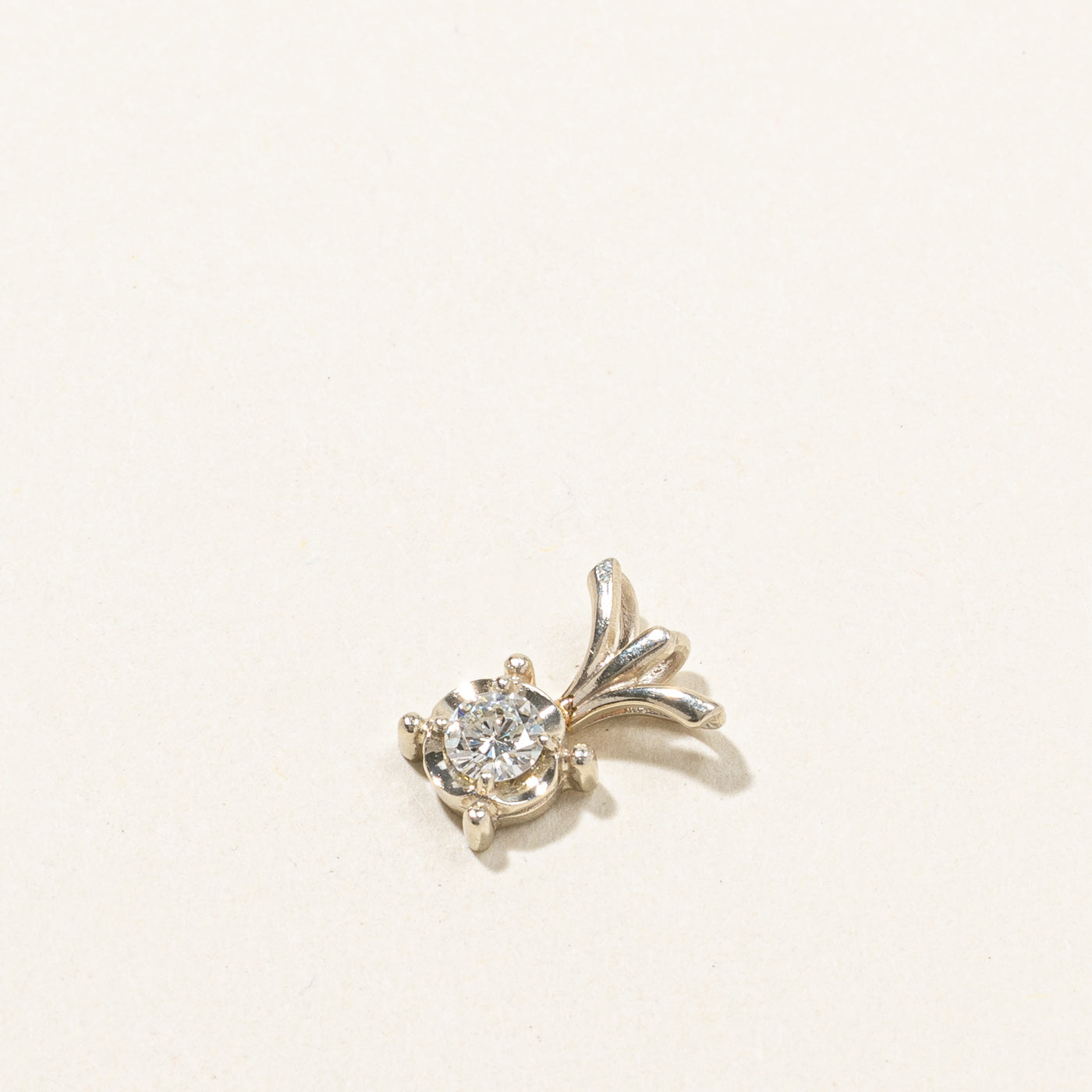 Solitaire Diamond Pendant | 0.20ct |