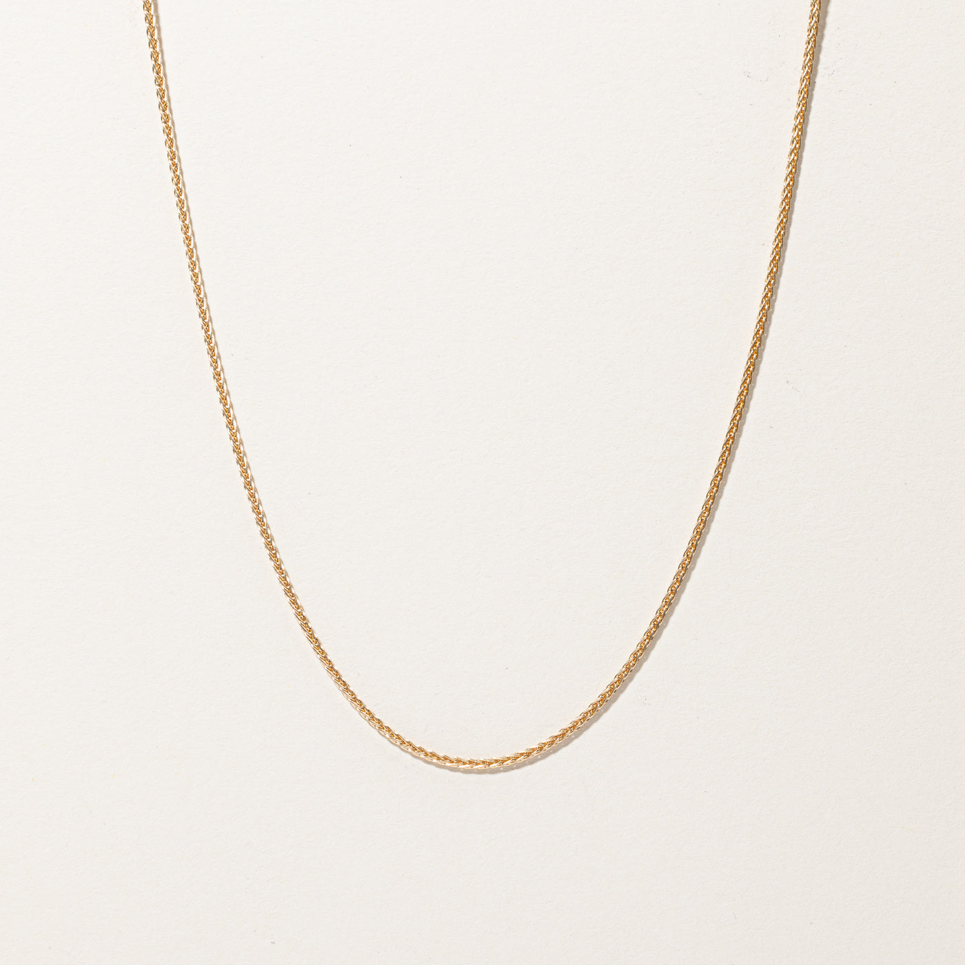 Gold Wheat Chain | 20"|