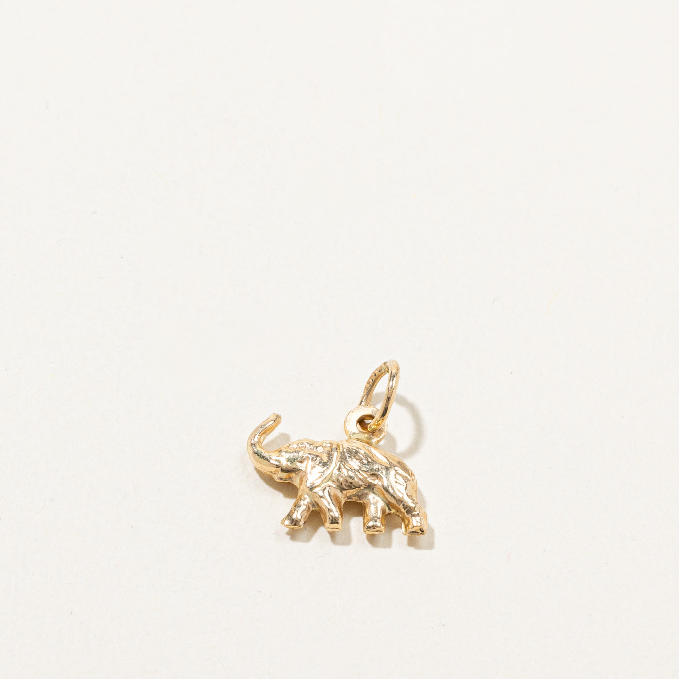 Gold Elephant Charm