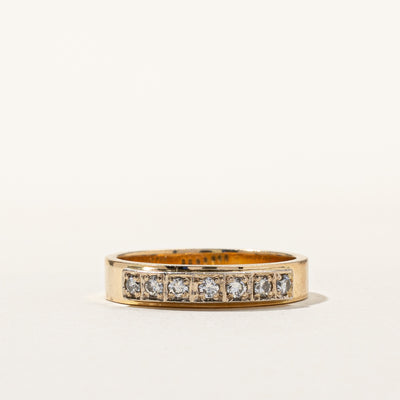 Seven Stone Diamond Ring | 0.14ctw | SZ 5.75 |