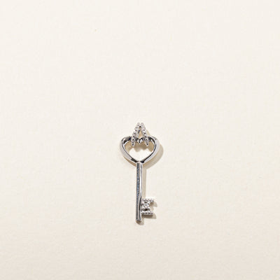 Diamond Key Pendant | 0.005ct |