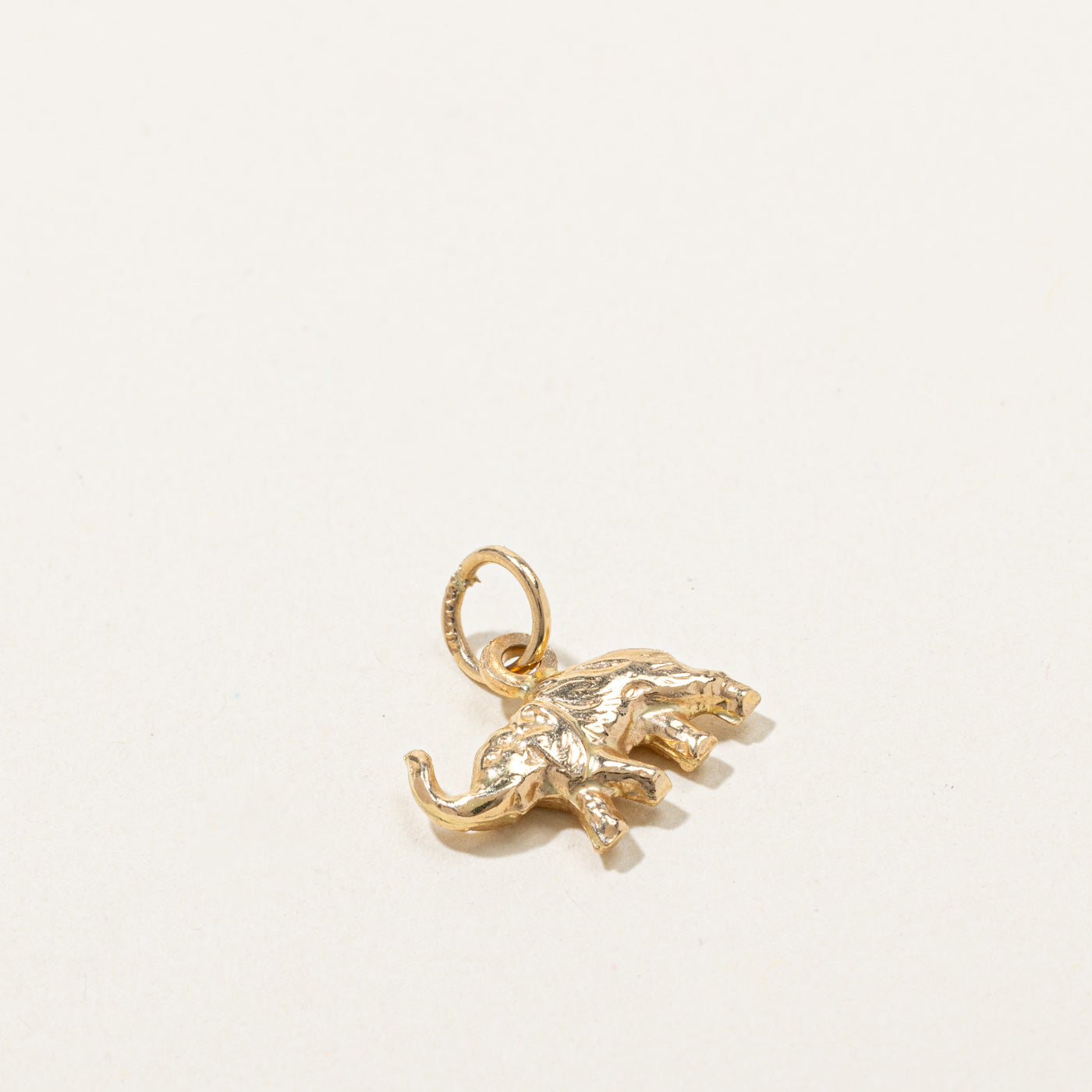 Gold Elephant Charm