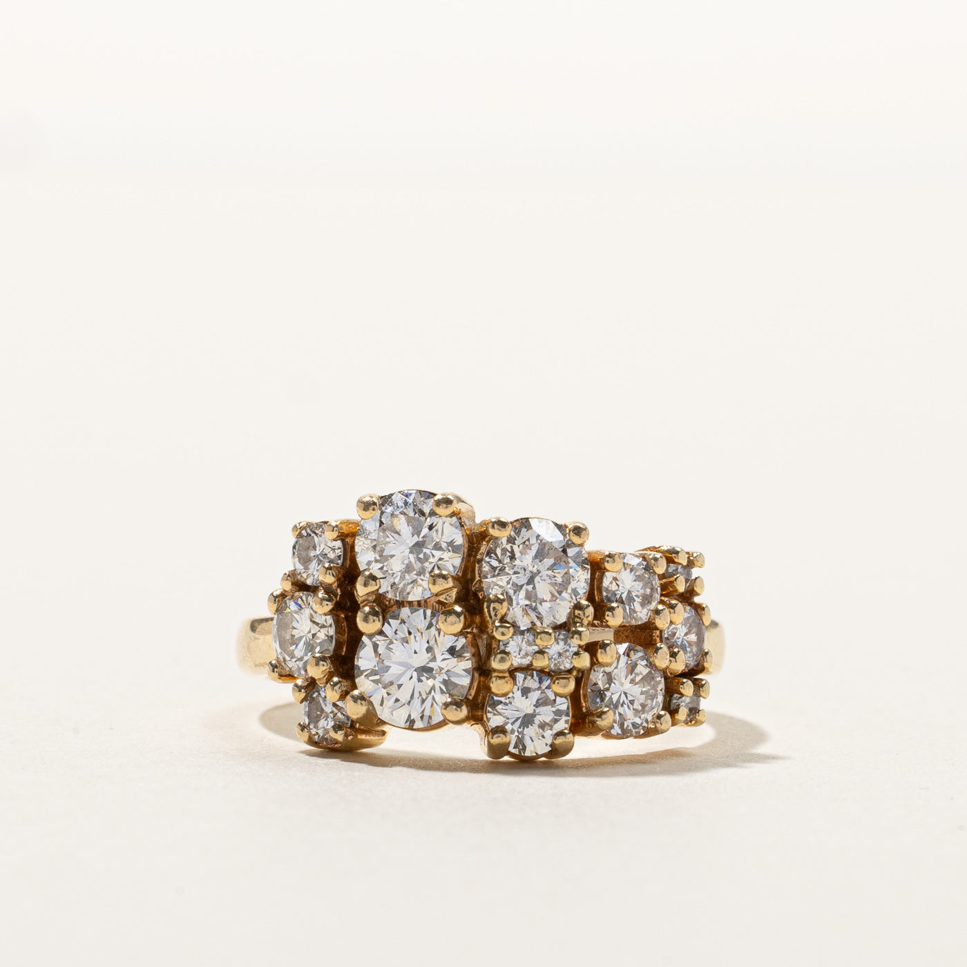 Cluster Set Diamond Ring | 1.98ctw | SZ 7.25 |