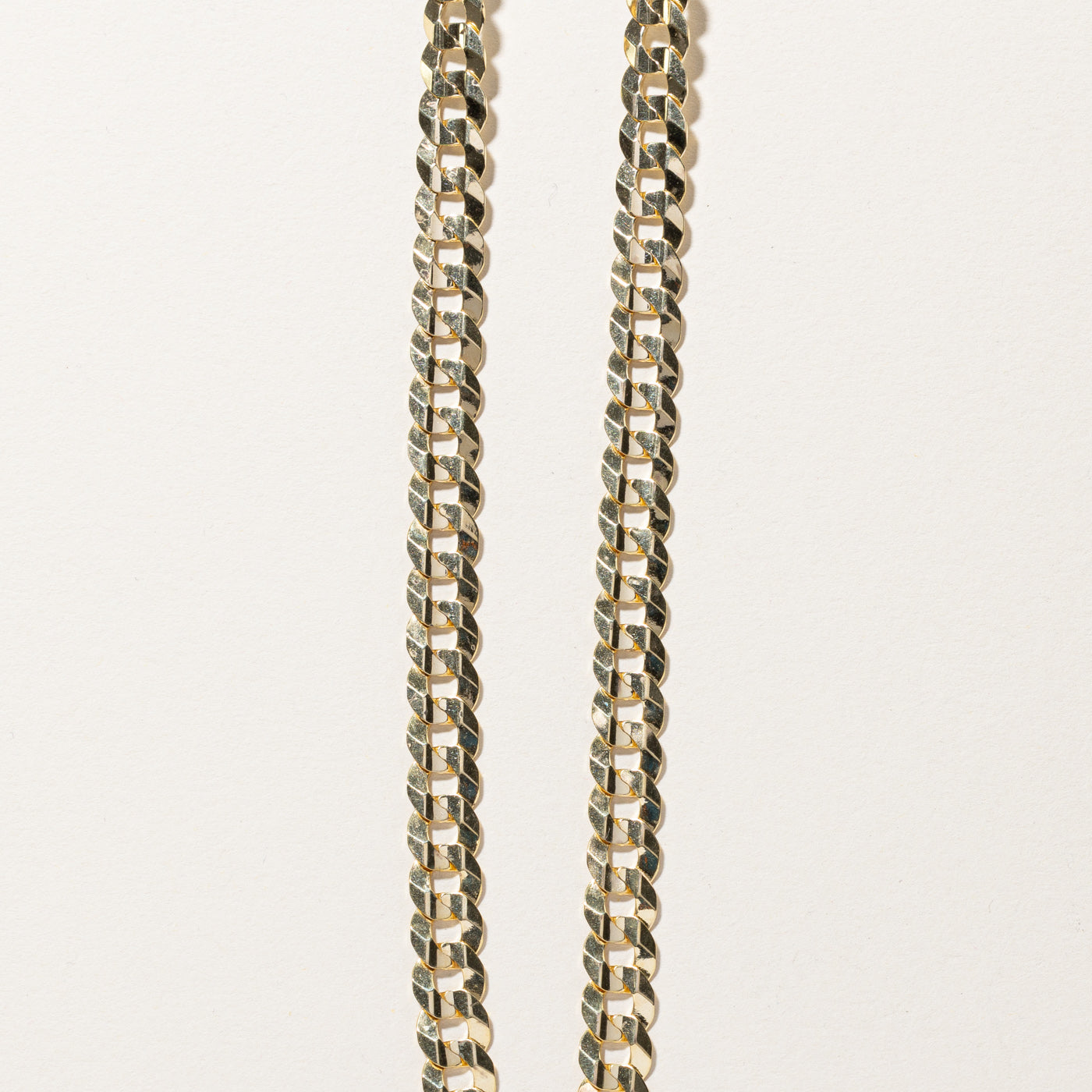Gold Curb Link Chain | 24"|