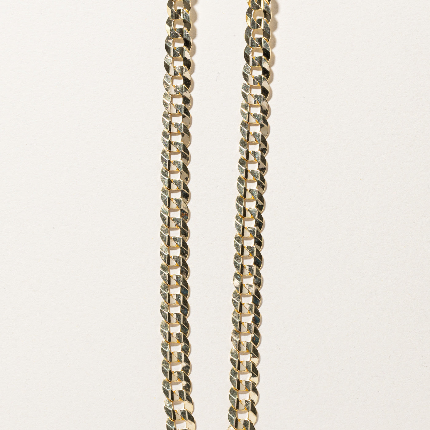 Gold Curb Link Chain | 24