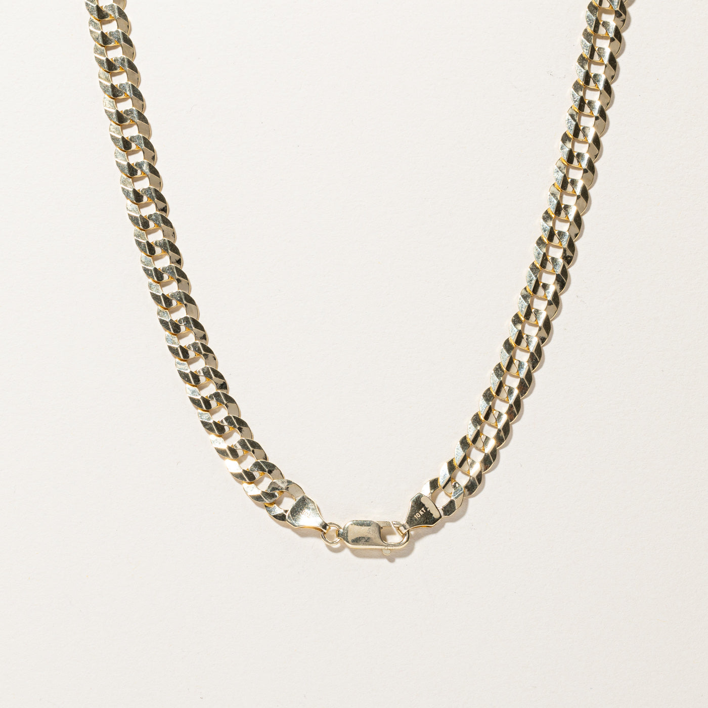 Gold Curb Link Chain | 24