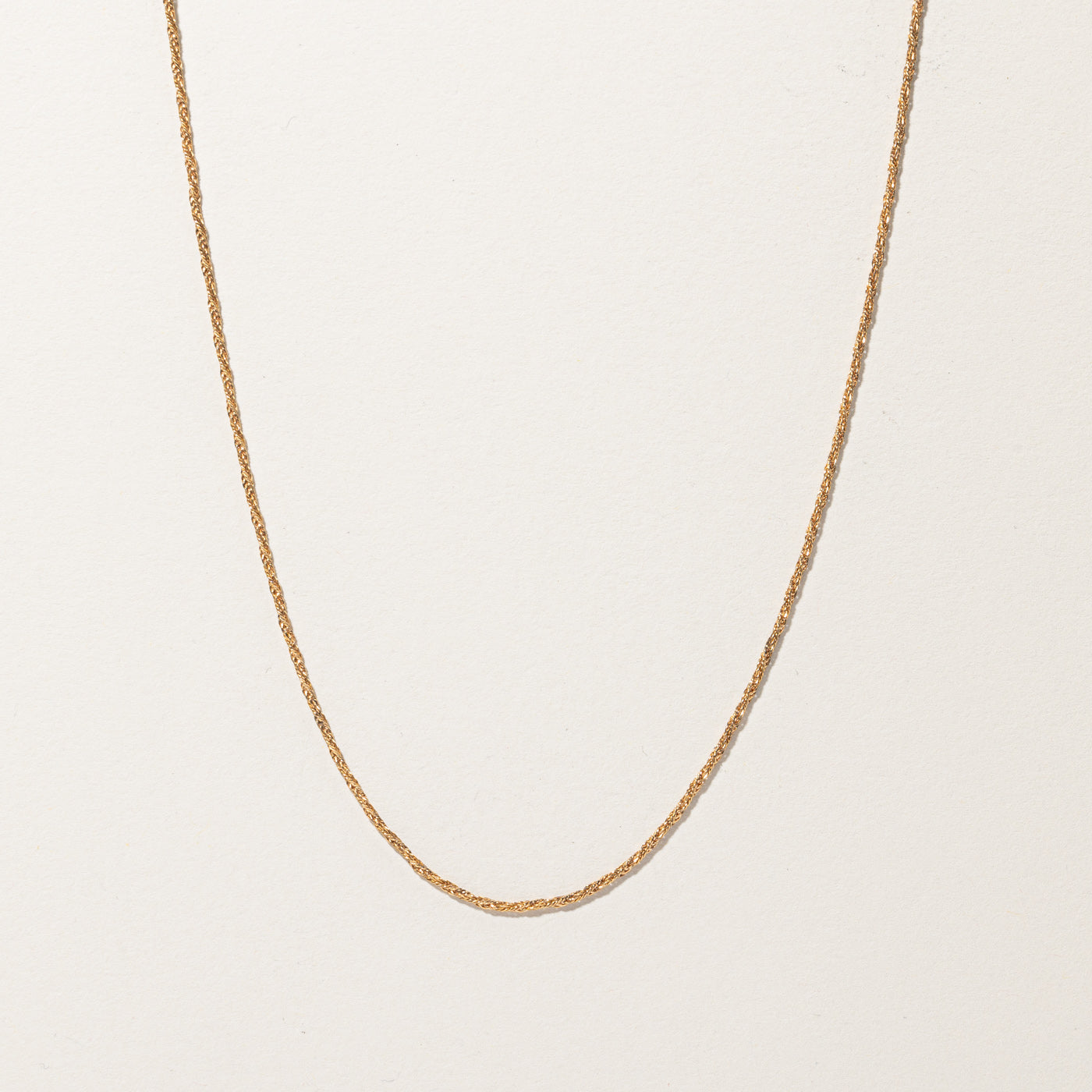 Twisted Wheat Chain | 20"|