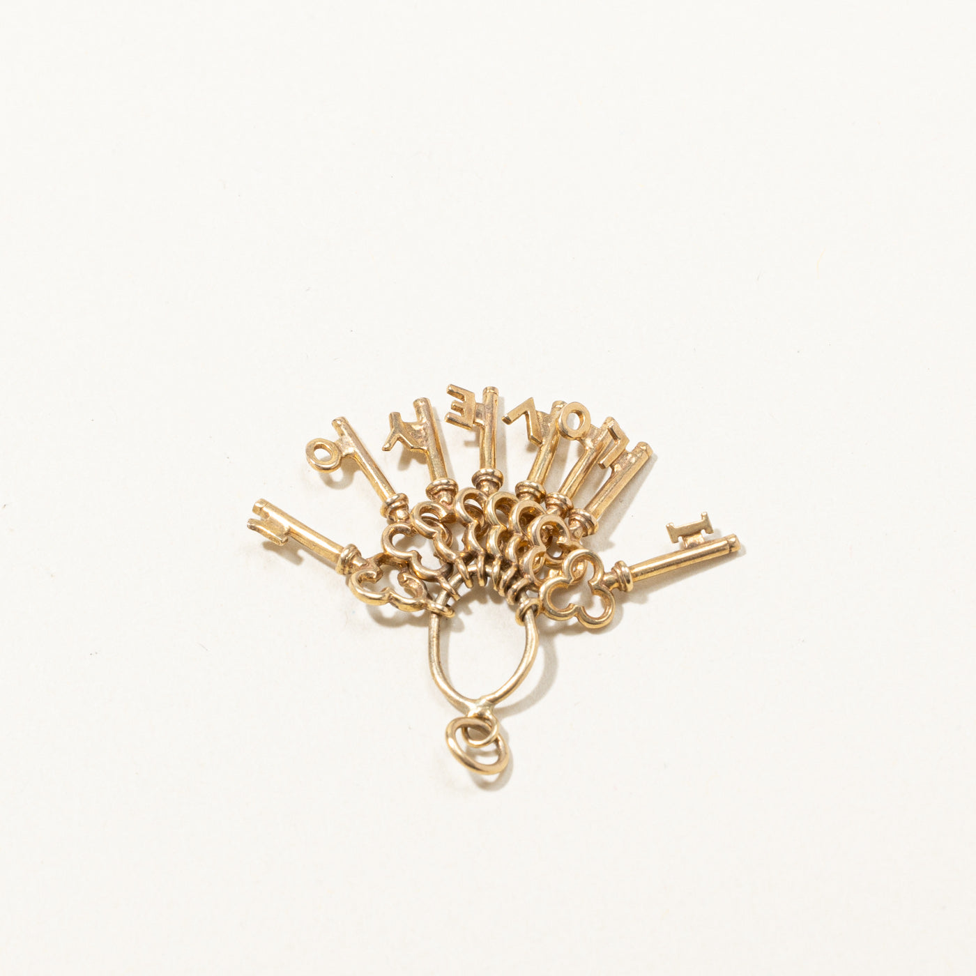 Gold Keys Charm