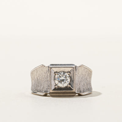 Solitaire Diamond Ring | 0.40ct | SZ 6.75 |