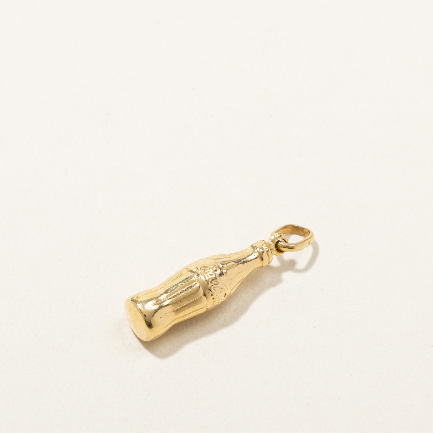 Gold Coca Cola Bottle Charm