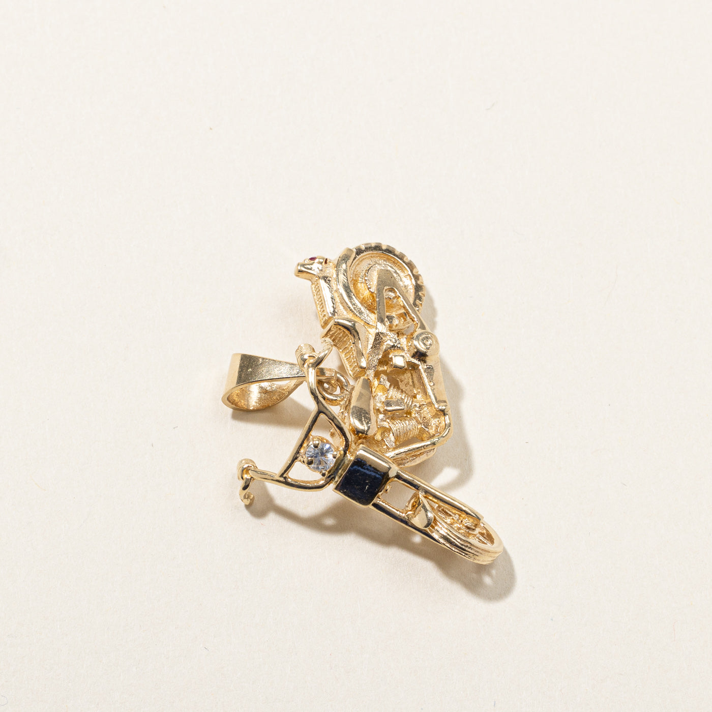 Diamond Motorbike Pendant | 0.08ct |