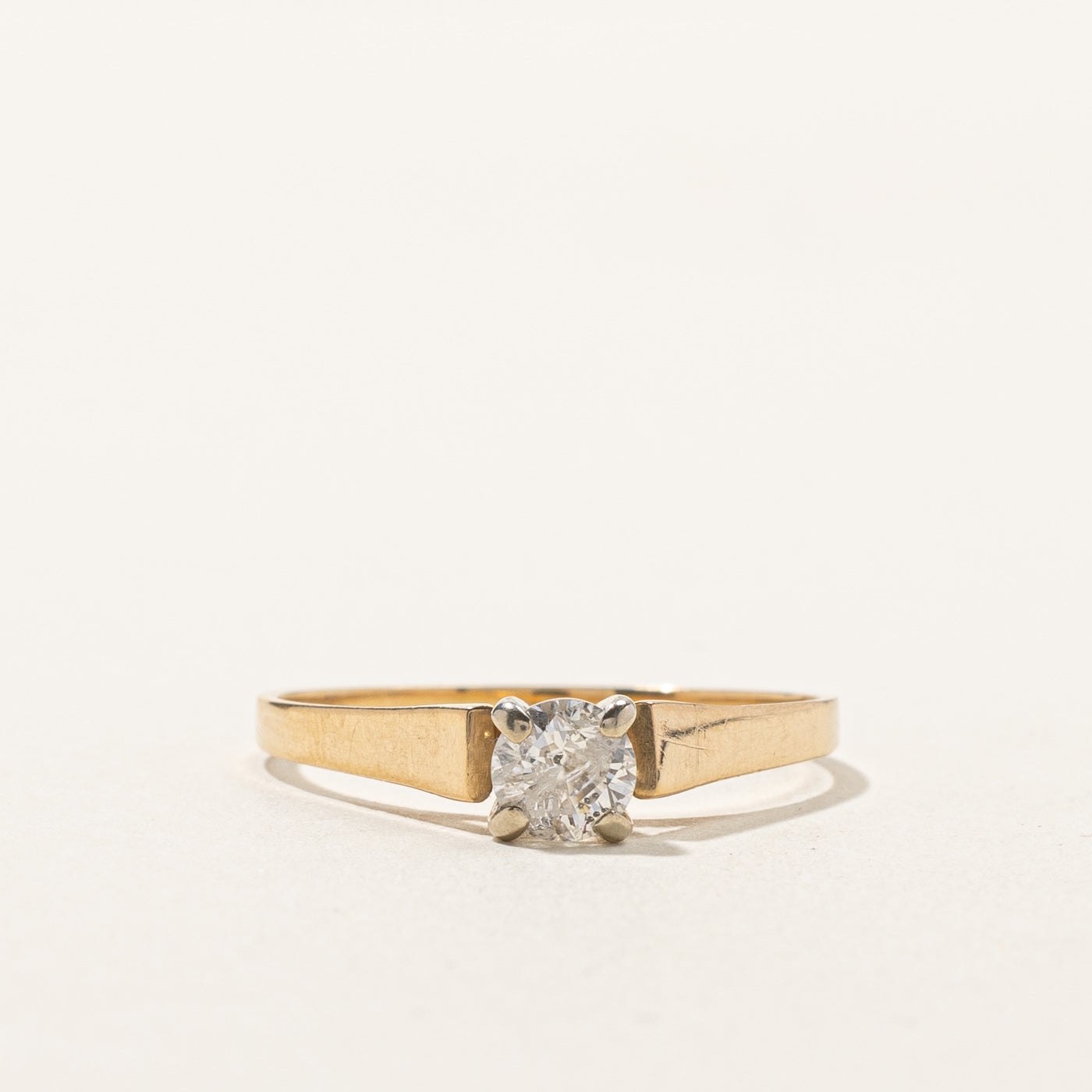 Solitaire Diamond Ring | 0.40ct | SZ 8 |