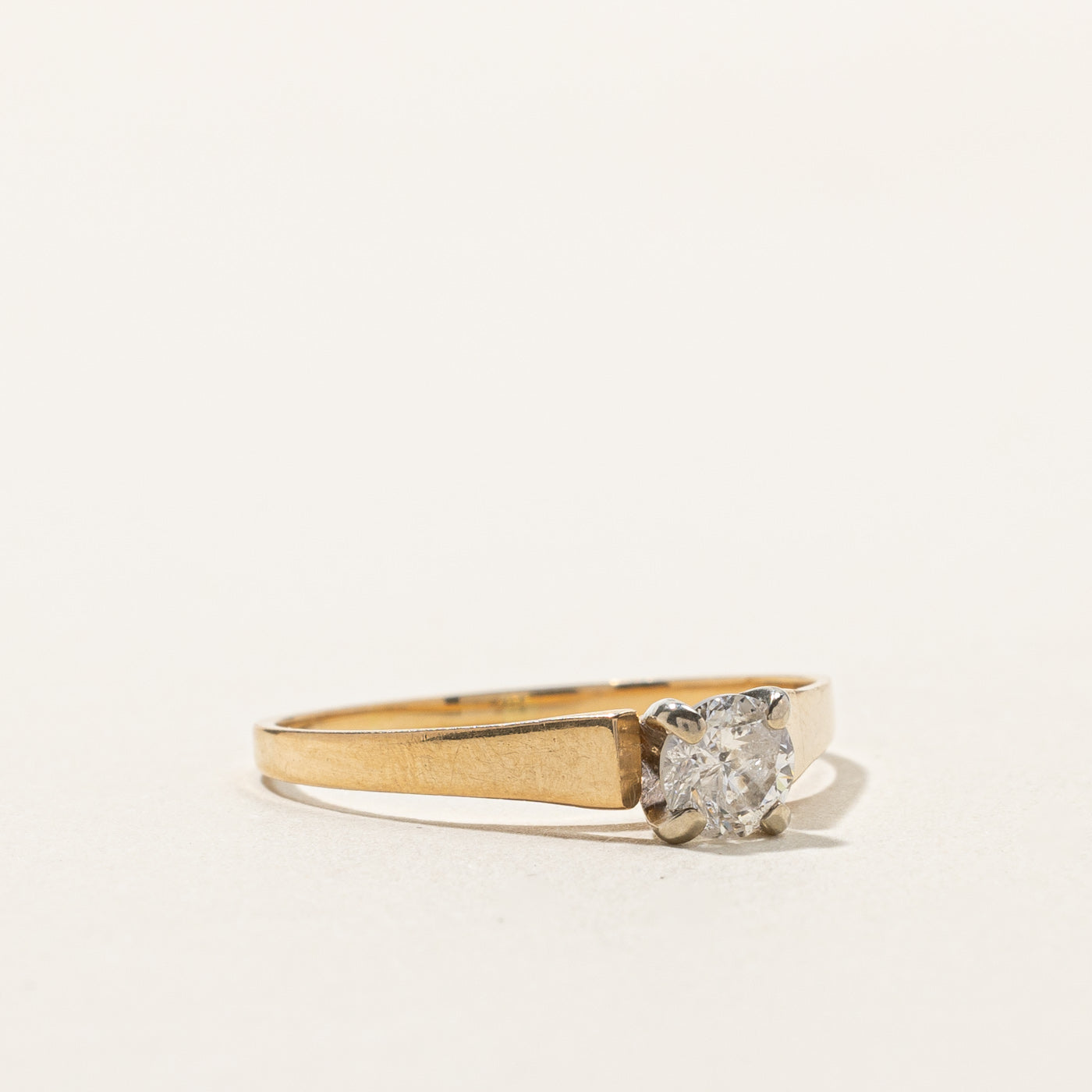 Solitaire Diamond Ring | 0.40ct | SZ 8 |