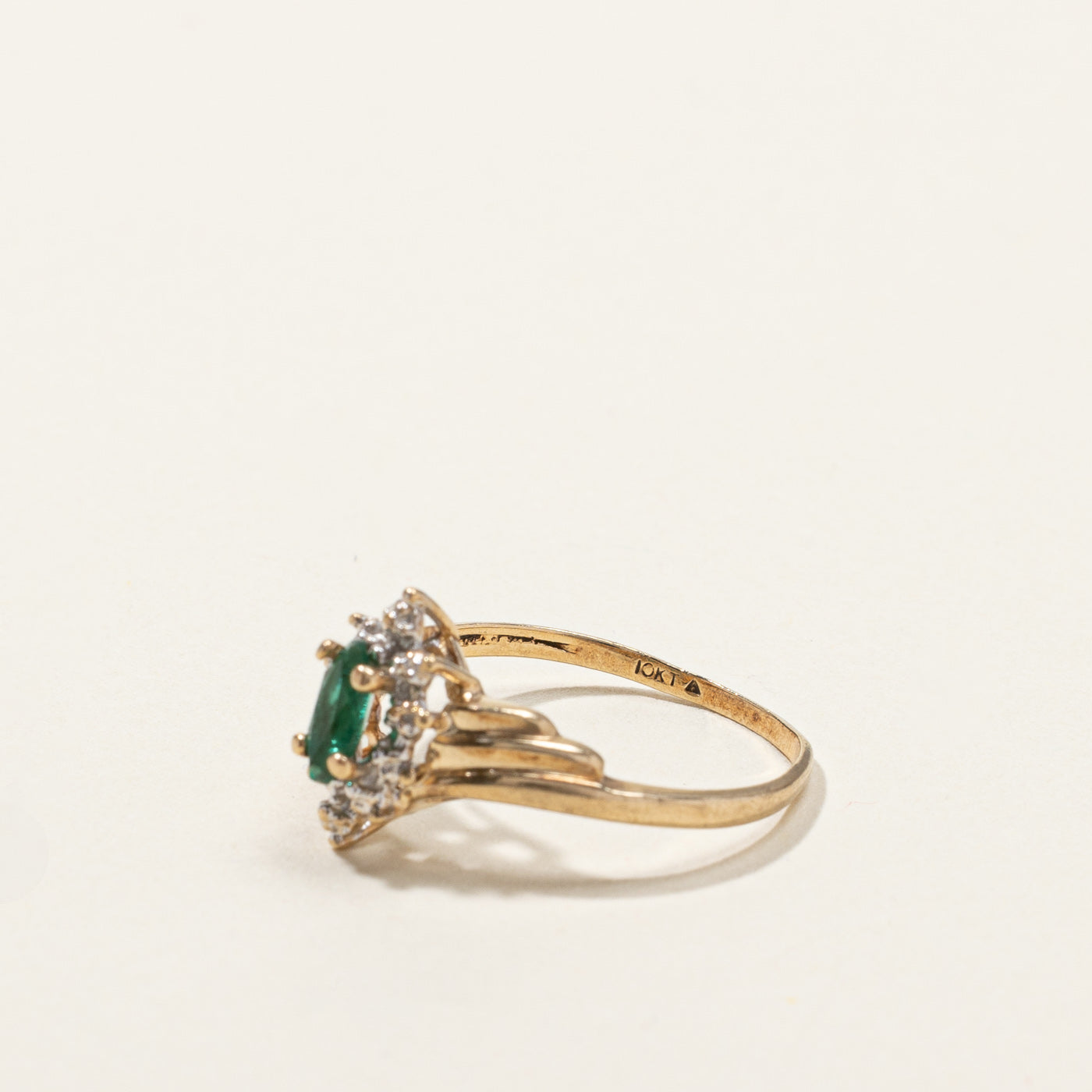 Emerald Cocktail Ring | 0.20ct | SZ 6 |
