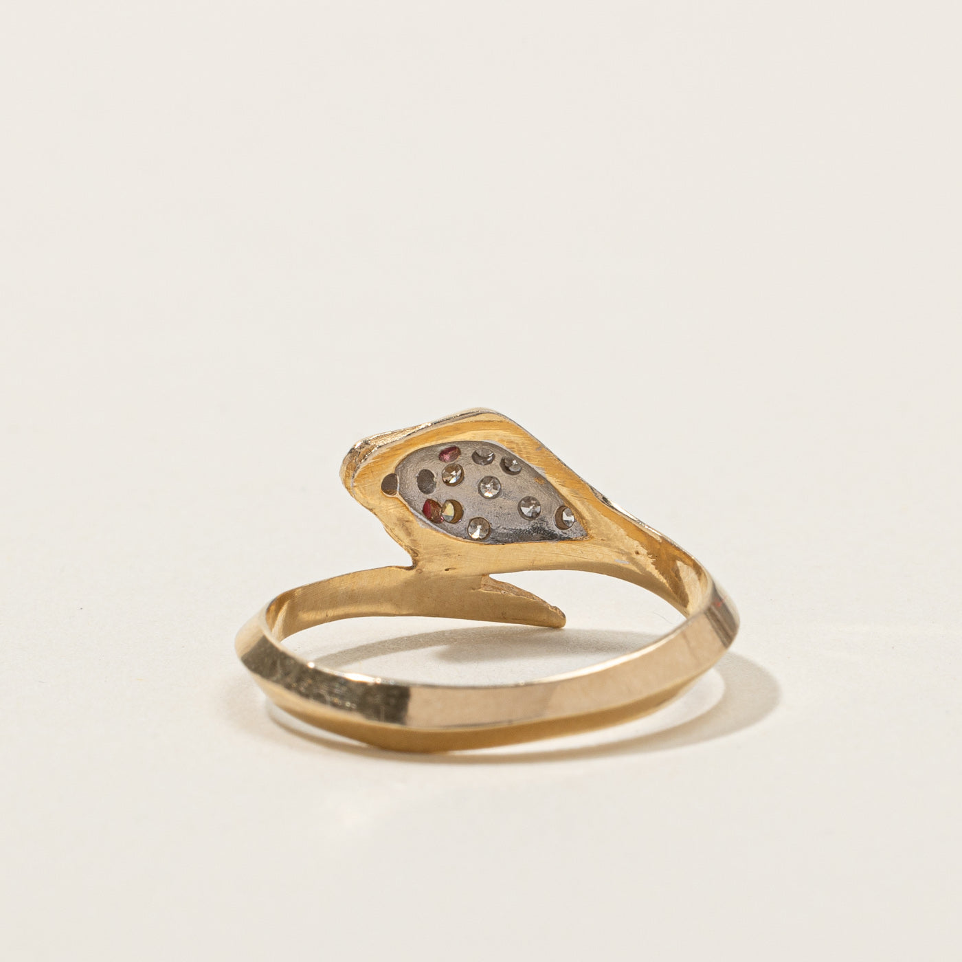 Diamond & Ruby Snake Wrap Ring | 0.05ctw | 0.02ctw | SZ 5.25 |