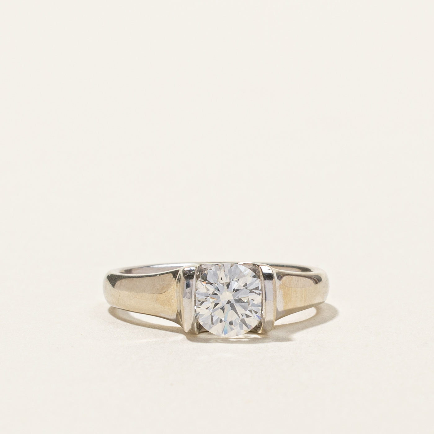 Tension Set Diamond Engagement Ring | 0.75ct SI2 G | SZ 4.5 |