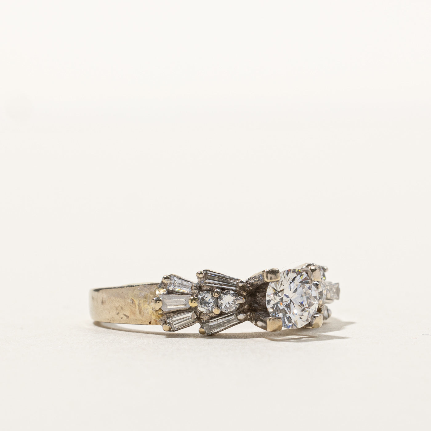 High Set Diamond Ring | 0.81ctw | SZ 7.75 |