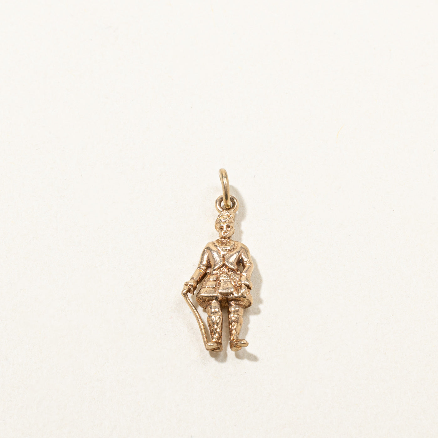 Gold Scotsman Charm