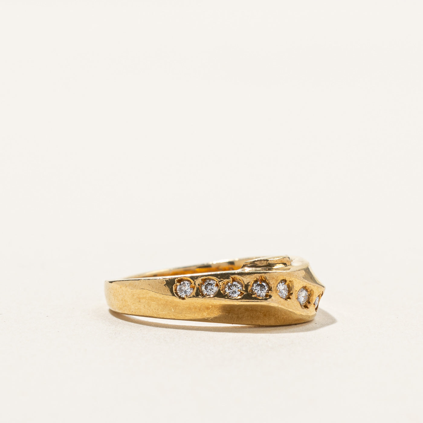Channel Set Diamond Ring | 0.17ctw | SZ 4.25 |