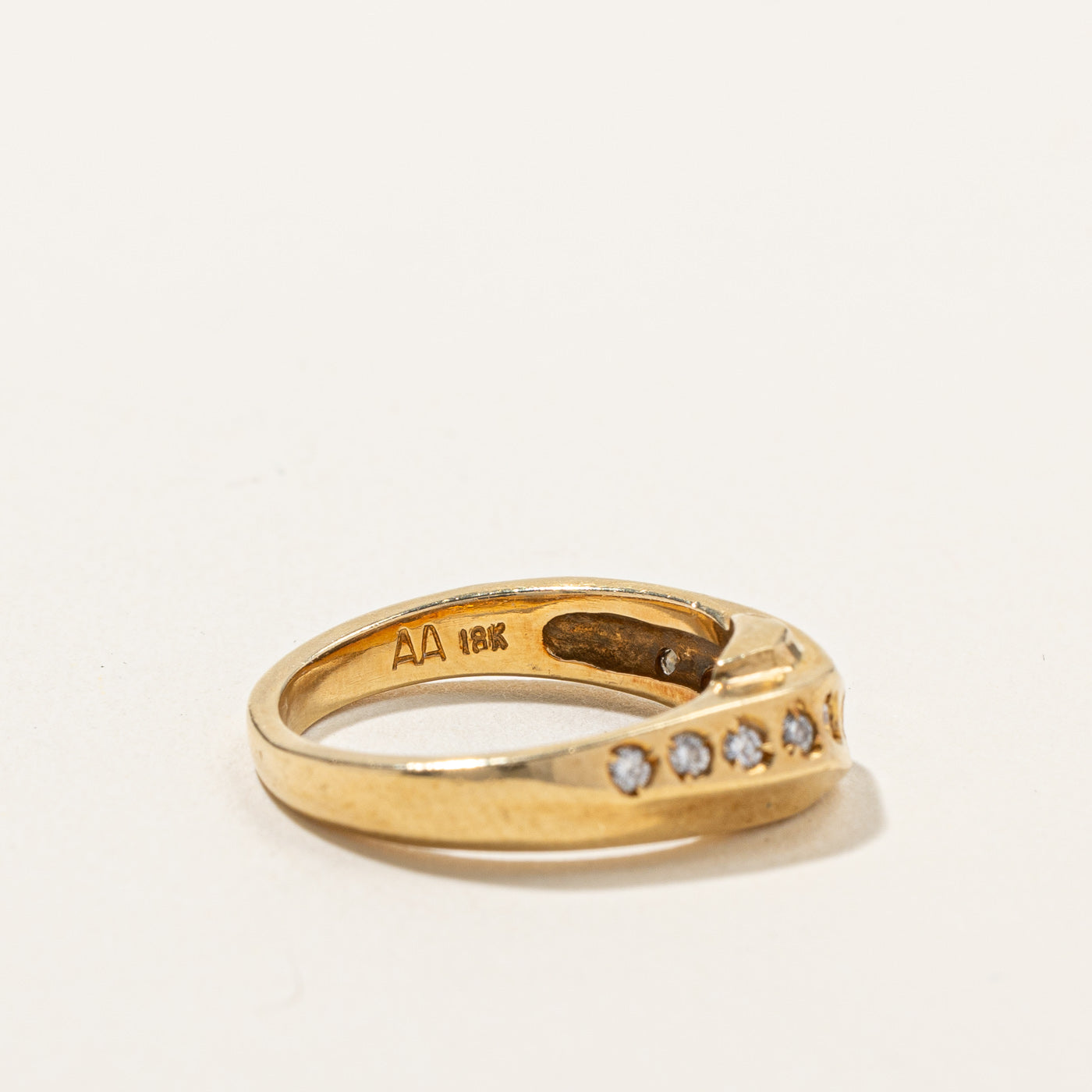 Channel Set Diamond Ring | 0.17ctw | SZ 4.25 |