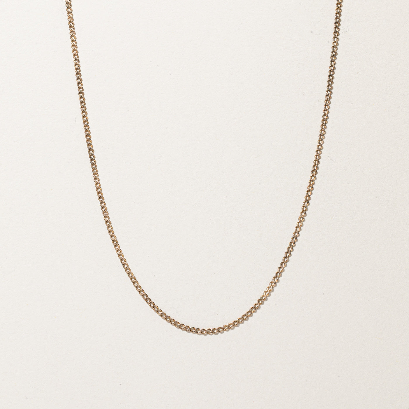 Gold Curb Link Chain | 24