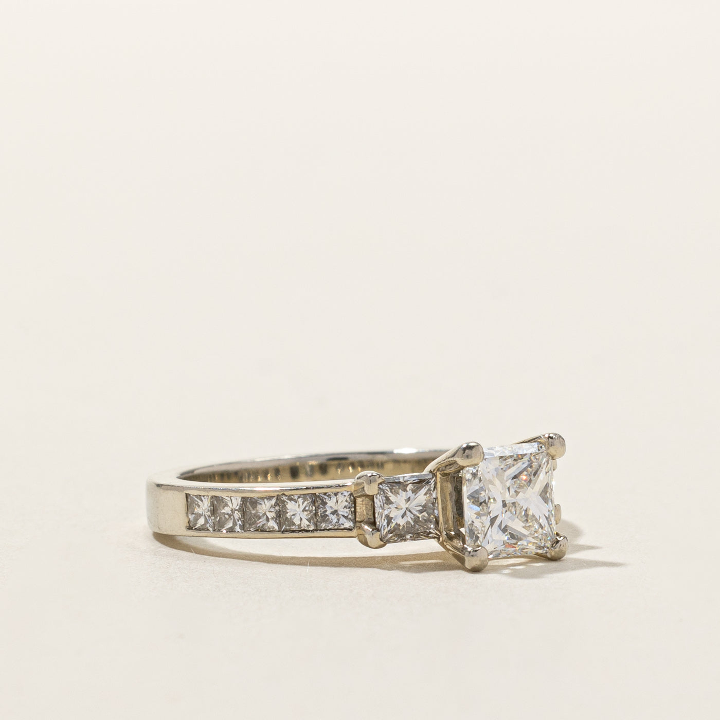 Princess Diamond Engagement Ring | 2.10ctw SI1 G | SZ 6.5 |